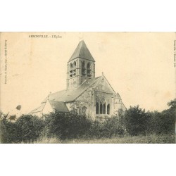 2 x cpa 95 ARRONVILLE. Eglise et Château de Balincourt 1905