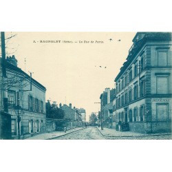 93 BAGNOLET. Rue de Paris coupant la Rue de Ménilmontant devenue Rue Jean-Jaurès