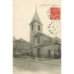 93 BAGNOLET. L'Eglise Saint-Leu Saint-Gilles rue Sadi Carnot 1931