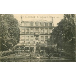 93 BAGNOLET. Le Château de l'Etang 1915