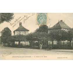 95 ARNOUVILLE-LES-GONESSE GONESSES. La Mairie et les Ecoles 1904