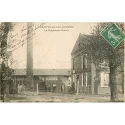 95 ARNOUVILLE-LES-GONESSE. La Briqueterie Marlier avec Ouvriers 1914