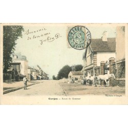 95 GARGES LES GONESSES. Chevaux et Maréchal Ferrant route de Gonesse 1905
