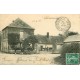 76 SAINT-MARTIN-AU-BOSC. Attelages dans la Cour du Café 1908