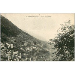 carte postale ancienne 66 FONTPREDOUSE. Le Village