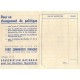 FEUILLET Parti communiste Français " SOUSCRIPTION NATIONALE " pour les élections législatives