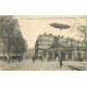 94 SAINT-MANDE. Dirigeable militaire au dessus de la Gare 1914