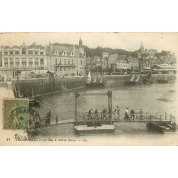 14 TROUVILLE. Le Bac à Marée Basse 1921