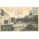 93 AULNAY-SOUS-BOIS. Fossés du Château et Buvette Place de l'Eglise 1906
