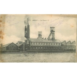62 BRUAY. La Fosse à charbon n°5 1915