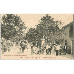 66 LE PERTHUS. Attelage Douane Espagnole. Douaniers