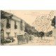 carte postale ancienne 66 LE PERTHUS. Douane Espagnole Route de Barcelone 1928 Attelage, Voiture et Douaniers