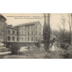 93 AULNAY-SOUS-BOIS. Parc Bigottini maison de convalescence Militaire 1916