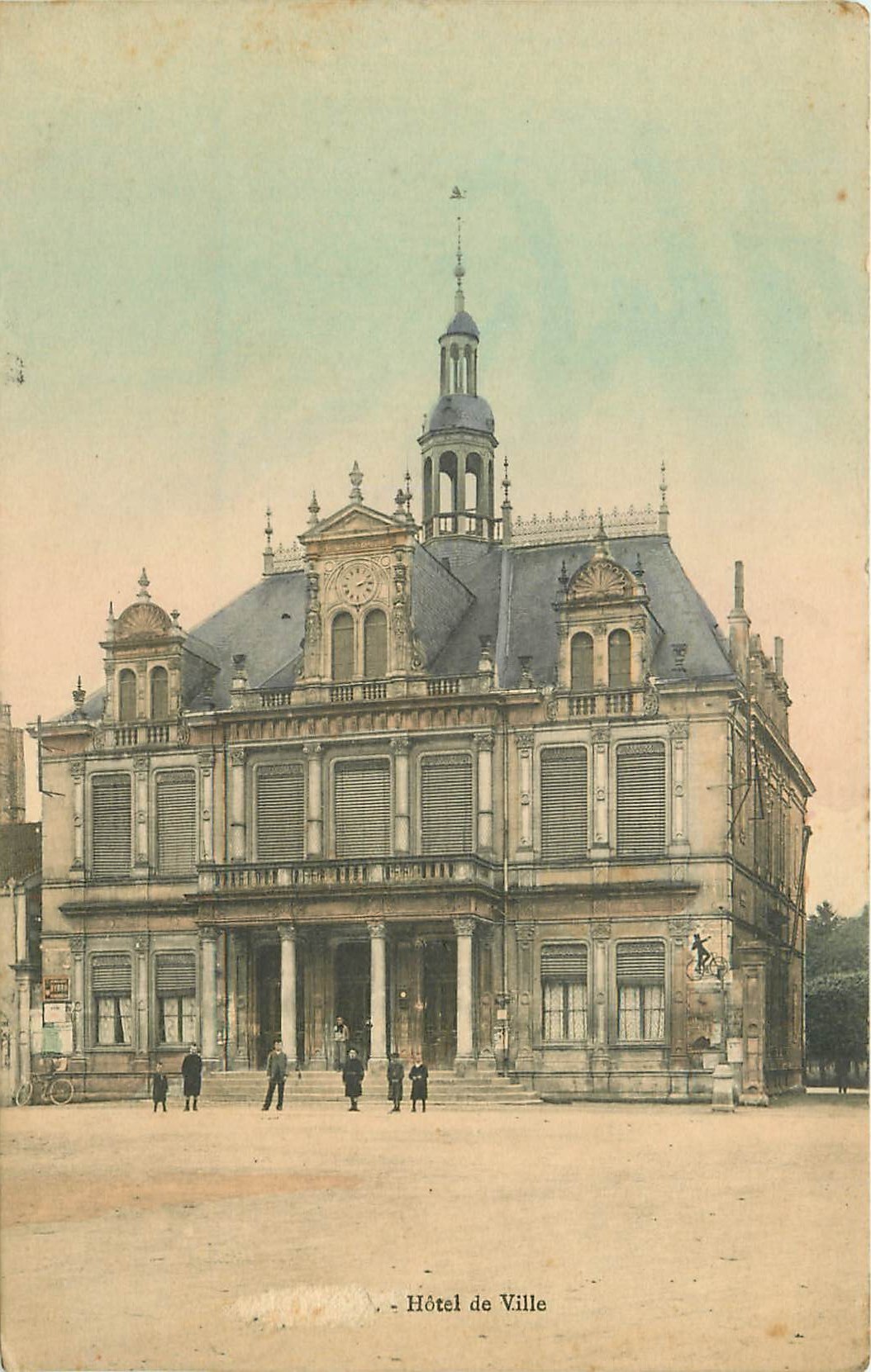 62 BRUAY. Hôtel de Ville vers 1915