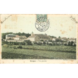 2 x cpa 95 GARGES LES GONESSES. Vue générale et Rivière le Groult 1905