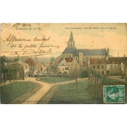 95 GONESSE. Rue Hôtel Dieu et Eglise 1914