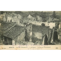 54 VITRIMONT. Vue sur le Village bombardé 1915