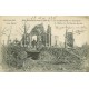 GUERRE 1914-18 51 PERTHES-LES-HURLUS. Cimetière et Eglise détruits avec soldat 1916