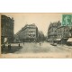 80 AMIENS. Place René Goblet tramway et banque Crédit du Nord 1922