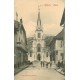 73 ALBERTVILLE. L'Eglise avec enfants devant le Café Leyssieux et la Menuiserie