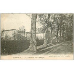 carte postale ancienne 66 PERPIGNAN. Asile de Vieillards Route d'Espagne 1905