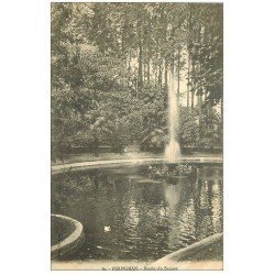 carte postale ancienne 66 PERPIGNAN. Bassin du Square 1912