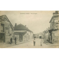 51 JALONS-LES-VIGNES. Rue de l'Eglise 1918