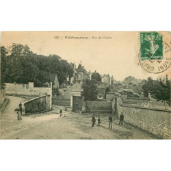 36 CHATEAUROUX. Les Bains du Paradis rue de l'Indre ou des Cordeliers 1916