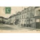 95 ERMONT. Café " Au Centre " et Papeterie Place de l'Eglise 1923
