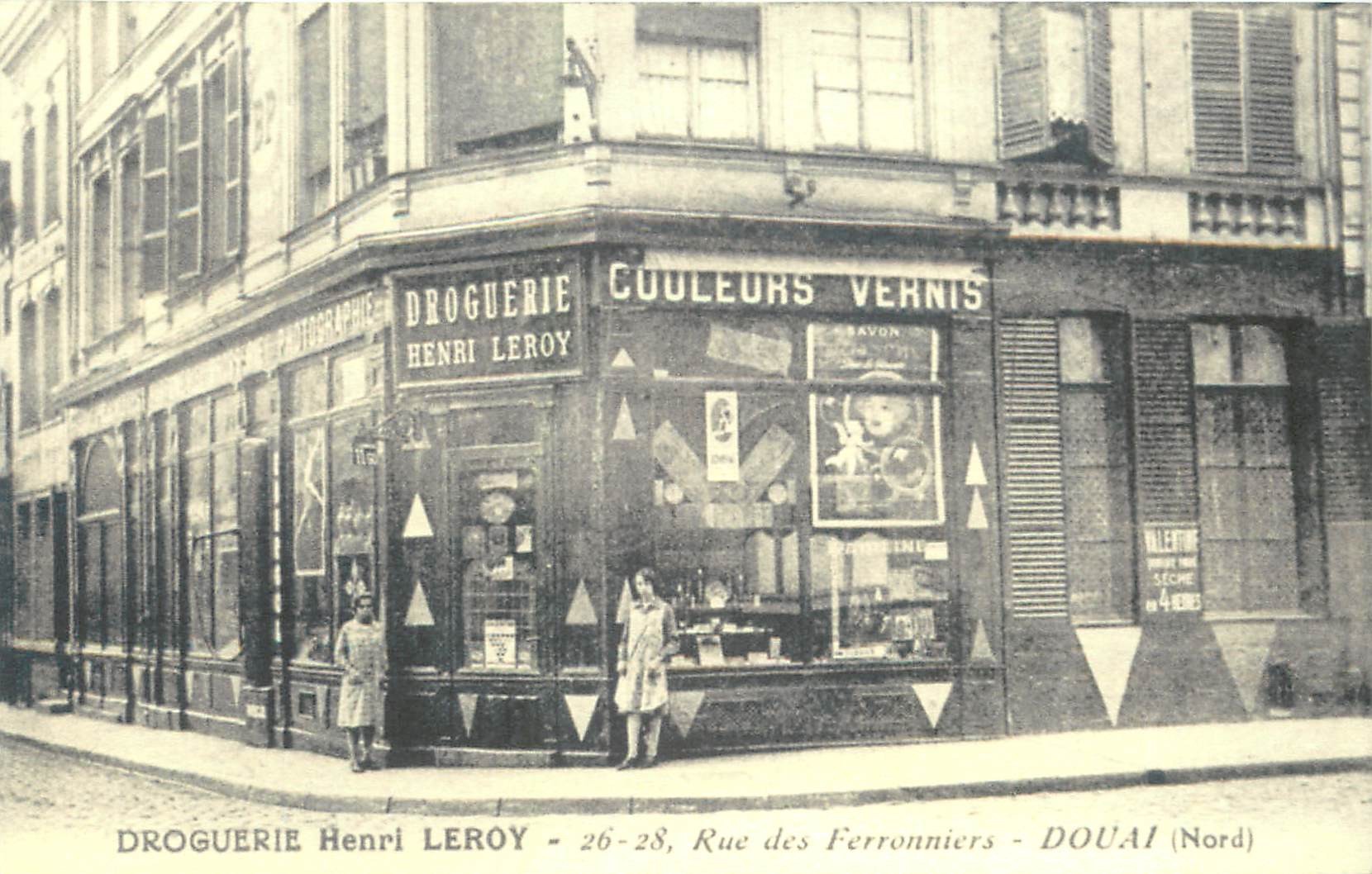 59 DOUAI. Droguerie Leroy 26 rue des Ferronniers