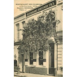 59 DOUAI. Restaurant des Palmiers 40 rue Saint-Jacques tenu par Boussard