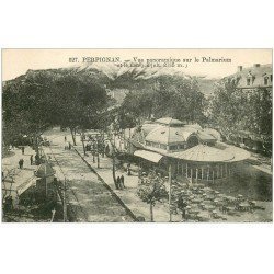 carte postale ancienne 66 PERPIGNAN. Le Palmarium et le Canigou