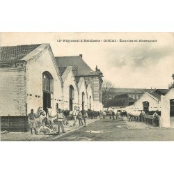 59 DOUAI. 15° Régiment Artillerie écuries et Abreuvoir