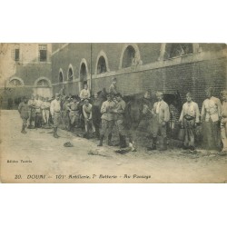 59 DOUAI. 101° Artillerie 7° Batterie au Pansage 1922