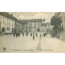 70 MELIZEY. Nombreux enfants Place du Marché 1917