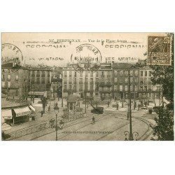 carte postale ancienne 66 PERPIGNAN. Place Arago 1931