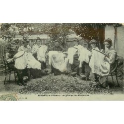 88 FONTENOY-LE-CHATEAU. Un groupe de Brodeuses 1906