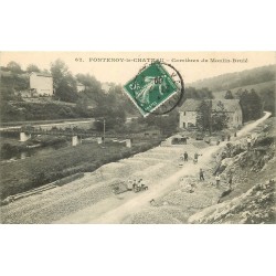 88 FONTENOY-LE-CHATEAU. Carrières du Moulin-Brulé 1909