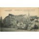 02 FONTENELLE. Voiture militaire et ruines après le passage des Allemands 1915