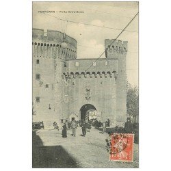 carte postale ancienne 66 PERPIGNAN. Porte Notre-Dame 1910