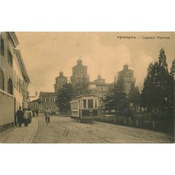 FERRARA. Castello Estense avec Tramway électrique 1911