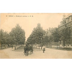 59 DOUAI. Attelage fiacre sur Boulevard extérieur 1906