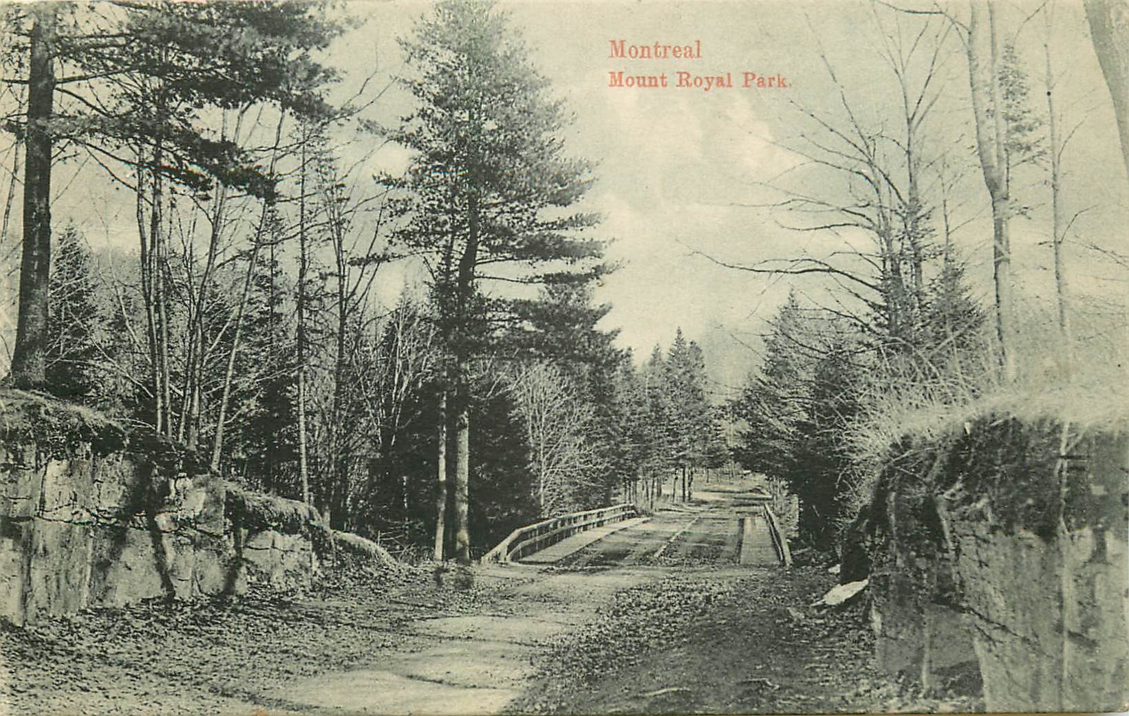 MONTREAL. Mount Royal Park 1907