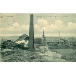 Belgique CHATELINEAU. Puits n°5 société des Charbonnages du Gouffre 1909