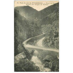 carte postale ancienne 66 PUYMORENS. Pont de Runac 1930