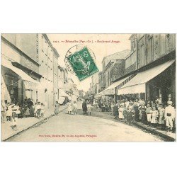 carte postale ancienne 66 RIVESALTES. Boulevard Arago 1908