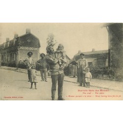 Série des Mineurs. MINEUR PARTANT A LA MINE 1917