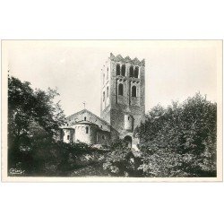 carte postale ancienne 66 SAINT-MARTIN-DU-CANIGOU. Abbaye et Abside. Carte photo
