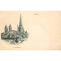 Cpa précurseur vers 1900 AUTUN 71. La Cathédrale