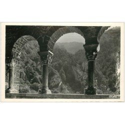 carte postale ancienne 66 SAINT-MARTIN-DU-CANIGOU. Abbaye Galeries. Carte photo